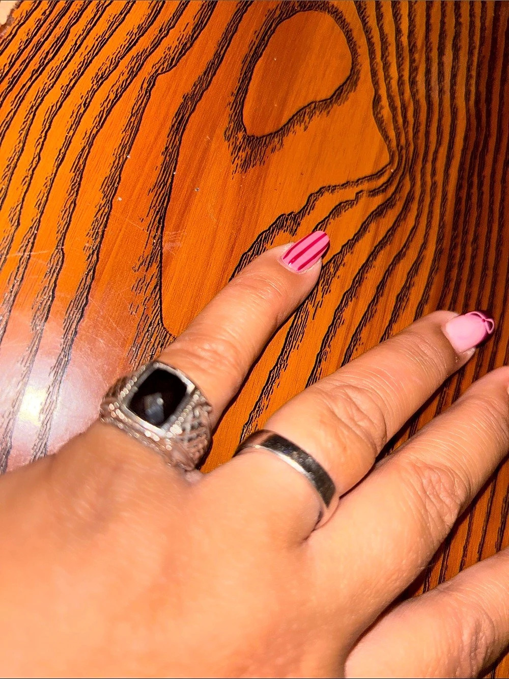Black Stone Statement Ring
